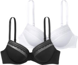 2 Damen Bügel-BHs im Set