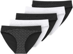 5 Damen Slips in verschiedenen Dessins