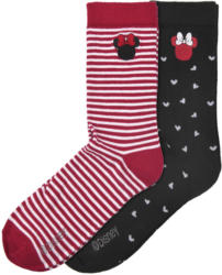 2 Paar Minnie Maus Socken im Set