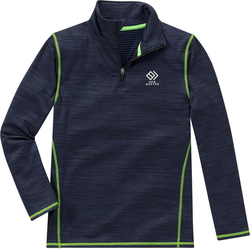 Jungen Sport-Shirt mit Troyerkragen