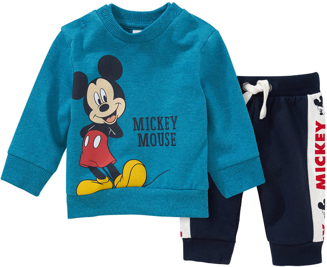 Micky Maus Sweatshirt und Jogpants im Set nur € 7,49 statt Micky Maus Sweathshirt mit Applikation | Ernsting's family