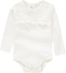 Baby Langarmbody mit Spitze