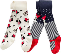 2 Minnie Maus Strumpfhosen im Set