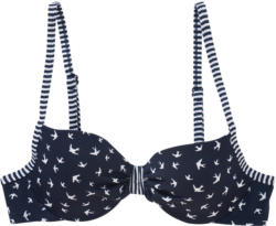 Damen Bikinioberteil mit Schwalben-Allover