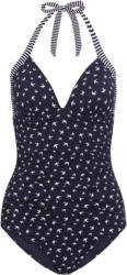 Damen Shape-Badeanzug mit Schwalben-Allover