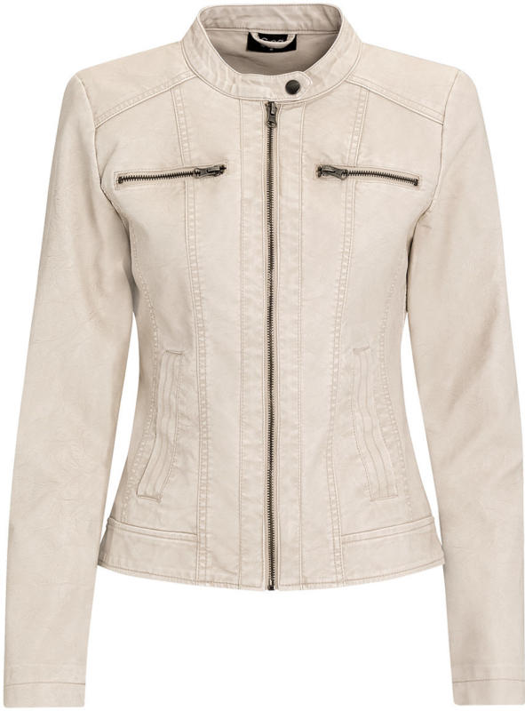 Damen Lederimitatjacke mit Reißverschluss (Nur online)