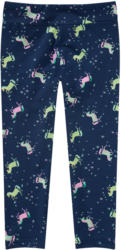Mädchen Sport-Leggings mit Einhorn-Allover