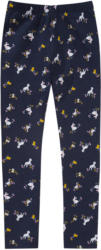 Mädchen Leggings mit tierischem Allover-Print