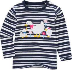 Baby Langarmshirt mit Enten-Applikation