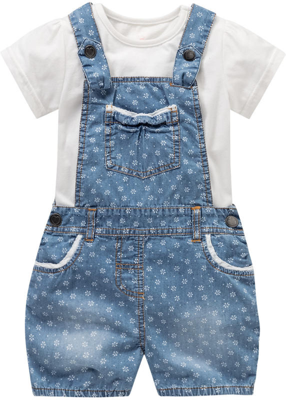 Baby Latzshorts und T-Shirt im Set (Nur online)