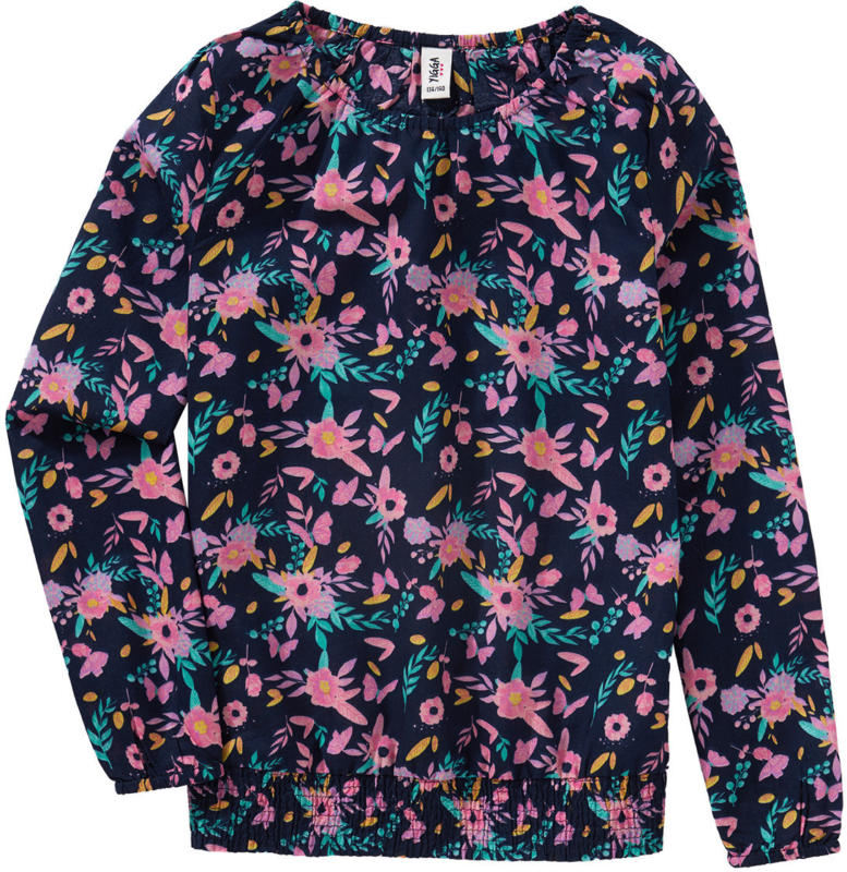 Mädchen Bluse mit Blumen-Allover (Nur online)