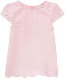Mädchen Bluse mit floraler Spitze