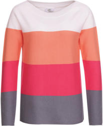 Damen Pullover mit Colourblock-Dessin (Nur online)
