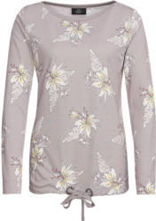 Damen Langarmshirt mit Allover-Print