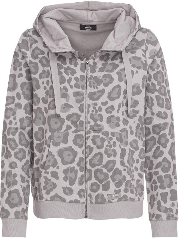 Damen Sweatjacke mit Leo-Muster (Nur online)
