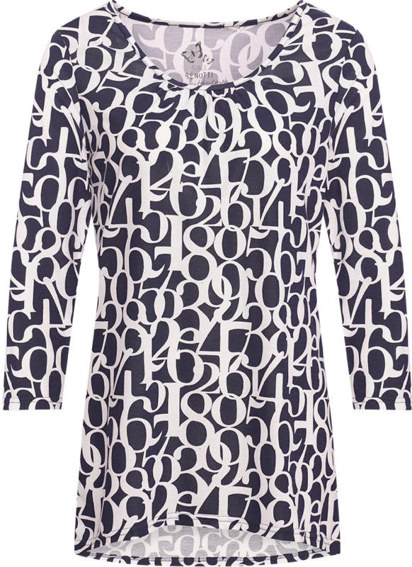 Damen Shirt mit Zahlen-Print (Nur online)