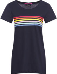 Damen T-Shirt mit bunten Streifen (Nur online)