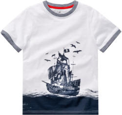 Jungen T-Shirt mit Piratenschiff-Motiv