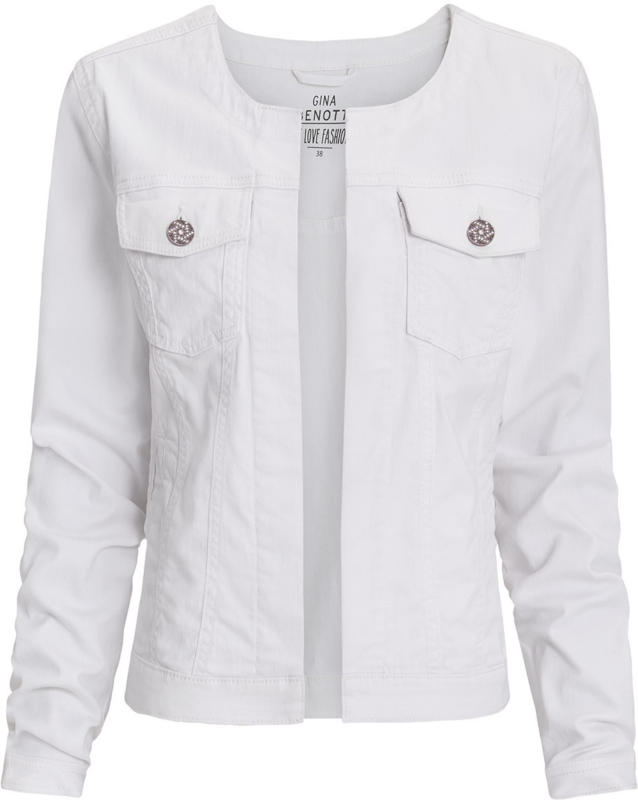 Damen Jeansjacke mit Rundhalsausschnitt (Nur online)