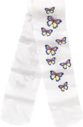 Mädchen Strumpfhose mit Schmetterling-Motiven
