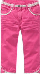 Mädchen Caprijeans mit Spitzendetails