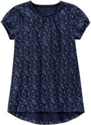 Mädchen T-Shirt mit Blumen allover