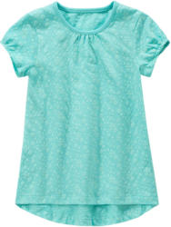 Mädchen T-Shirt mit Blumen allover