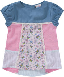 Mädchen Bluse im Patchwork-Look