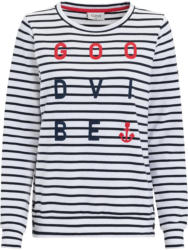 Damen Sweatshirt mit Flock-Print