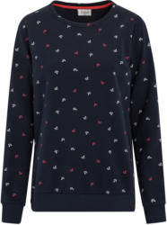 Damen Sweatshirt mit Anker-Print allover