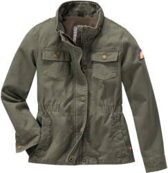Mädchen Parka mit bunten Badges