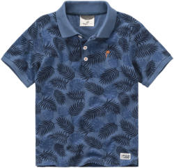 Jungen Poloshirt mit Allover-Print