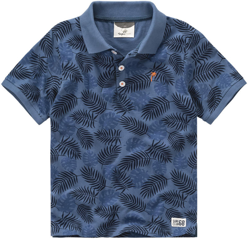 Jungen Poloshirt mit Allover-Print (Nur online)