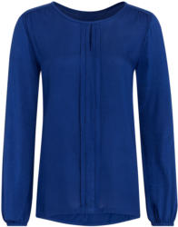 Damen Langarmshirt mit Faltenbesatz
