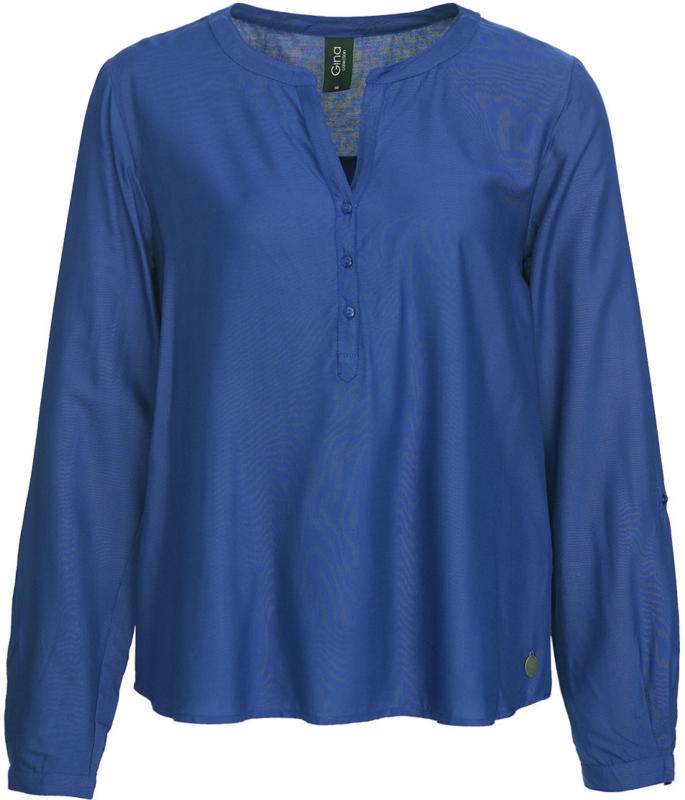 Damen Bluse mit kurzer Knopfleiste (Nur online)