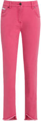 Damen Slim-Jeans mit fransigem Beinabschluss