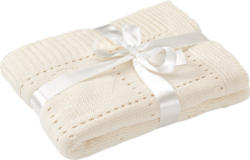 Baby Strickdecke mit Jacquard-Muster