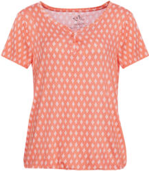 Damen T-Shirt mit Knopfleiste