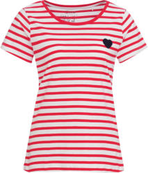 Damen T-Shirt mit kleiner Herz-Applikation