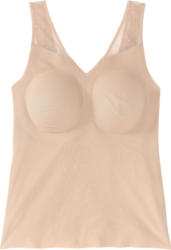 Damen BH-Unterhemd mit Mesh-Material
