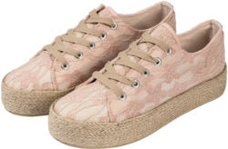 Damen Sneaker mit floraler Spitze