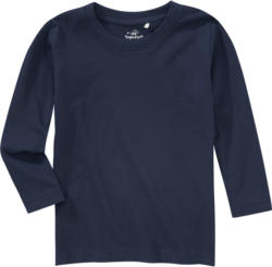Jungen Langarmshirt in Dunkelblau