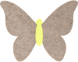 Filzset in Schmetterlingsform