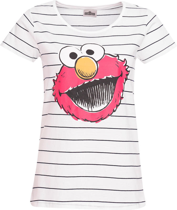 Sesamstraße T-Shirt im Streifen-Look