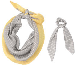Damen Haarband und Bandana in Plissee-Optik