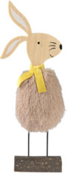 Deko-Figur Hase mit Plüsch