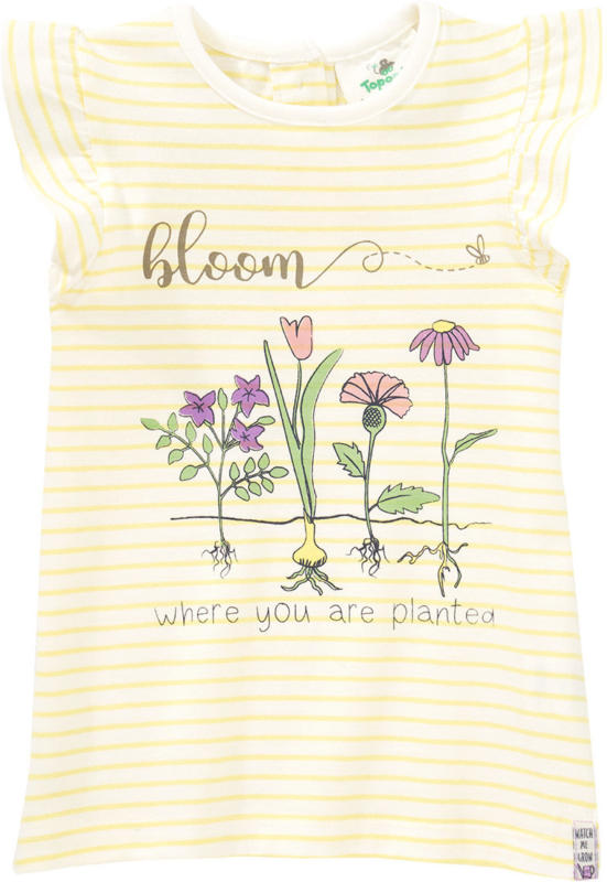 Baby T-Shirt mit Blumen-Print