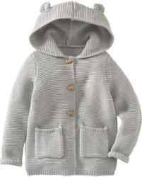 Baby Strickjacke mit Kapuze