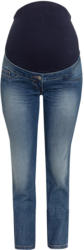 7/8 Damen Umstands-Slim-Jeans