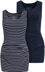 2 Damen Umstands-Tops mit Bio-Baumwolle